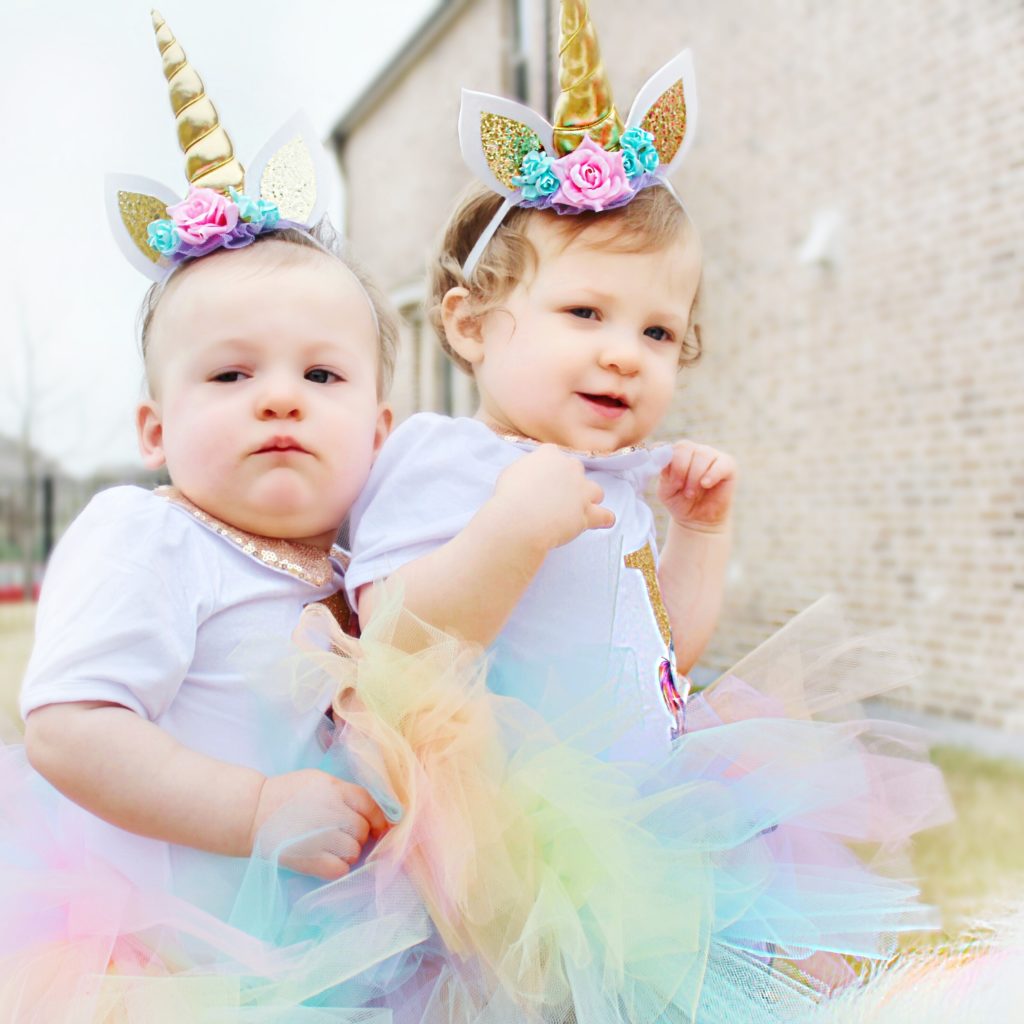 Twin Girls Unicorn Party First Birthday Party Unicorn Birthday Party Ideas