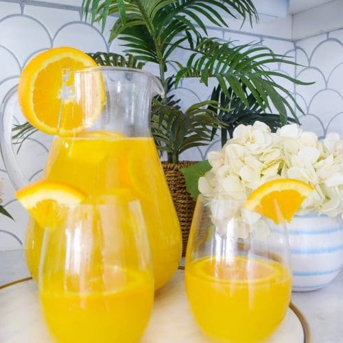 Mango Mama Mimosa How to make the perfect mimosa Mimosa recipe pitcher