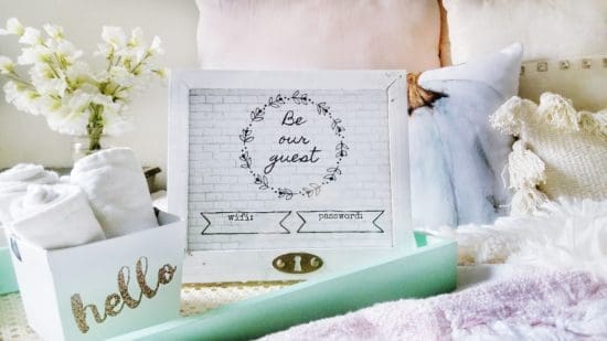 Be Our Guest Wifi Frame DIY