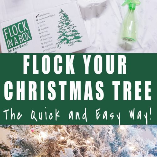 flock your christmas tree
