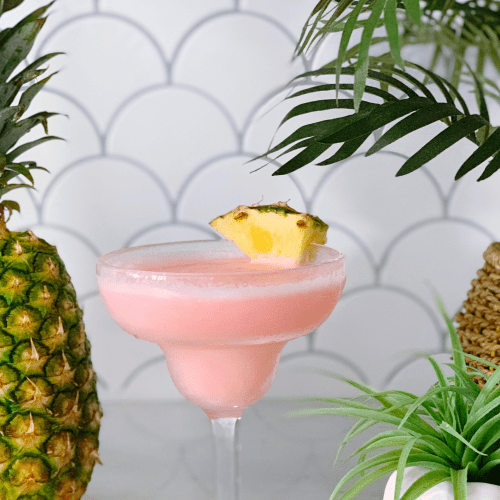 Chi Chi Cocktail - Frozen Beach Drink with Vodka Pineapple Coconut and Grenadine - Perfect Summer Drink for the Beach and Pool!