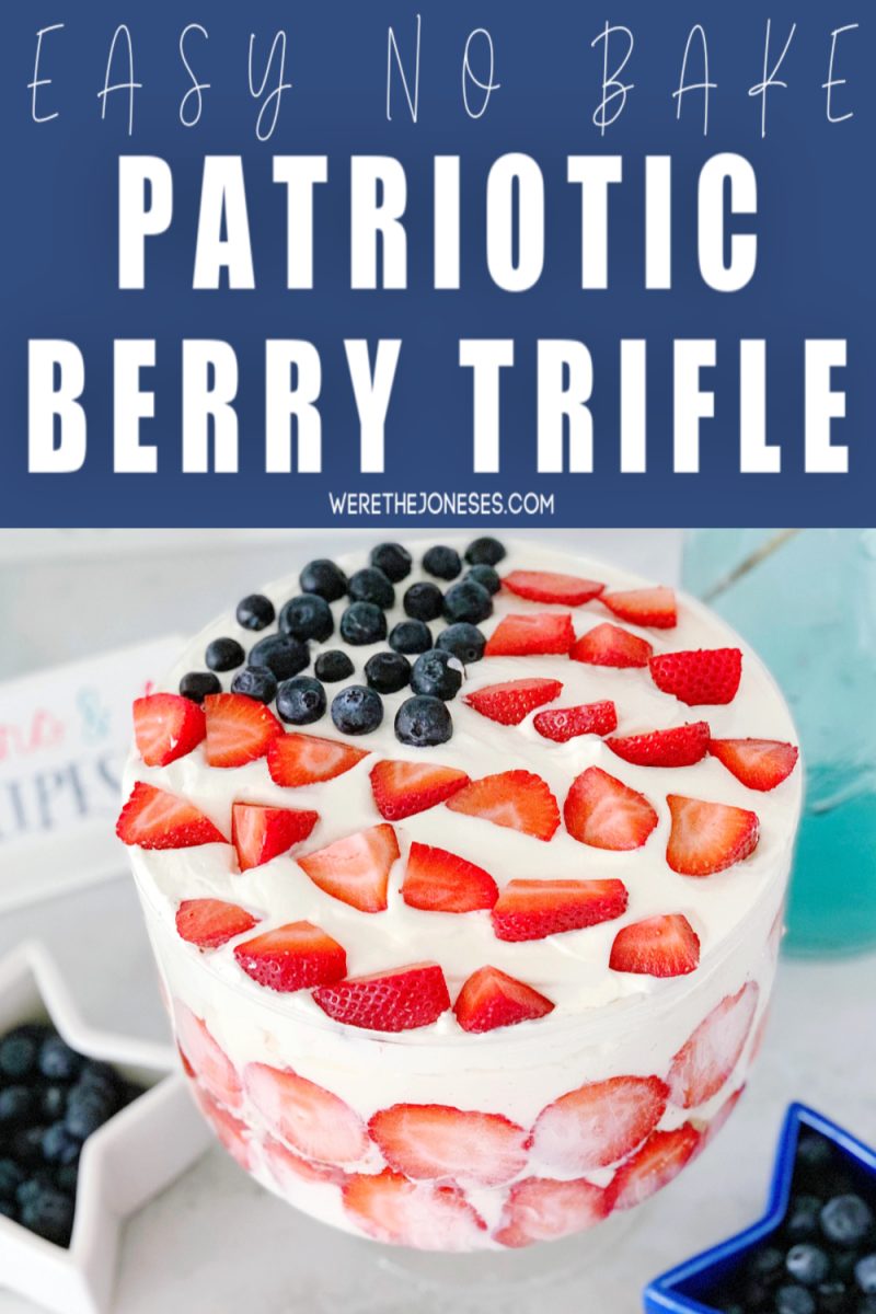 4th of july berry trifle dessert recipe