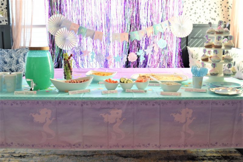 under the sea birthday decorations for mermaid birthday party