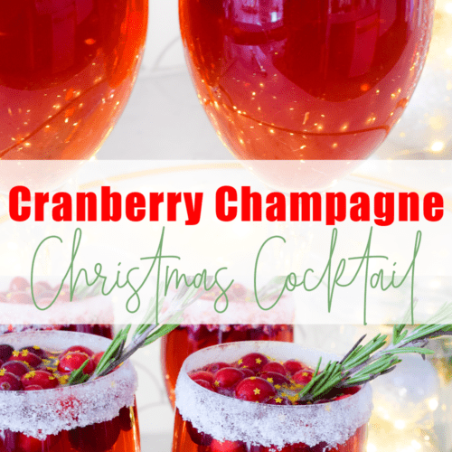 best holiday drinks cranberry champagne cocktail recipe