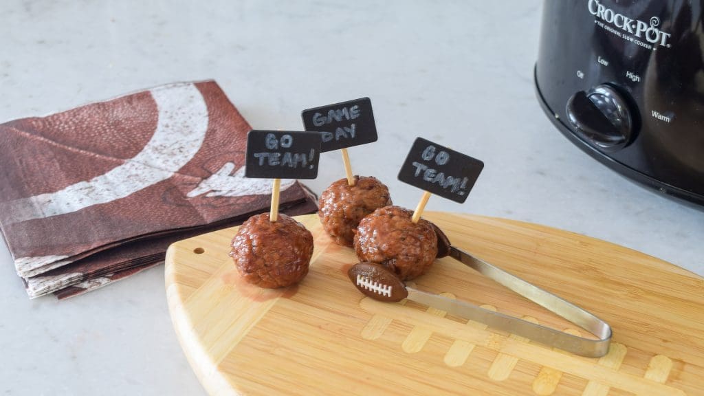 super bowl snacks slow cooker meatball recipe