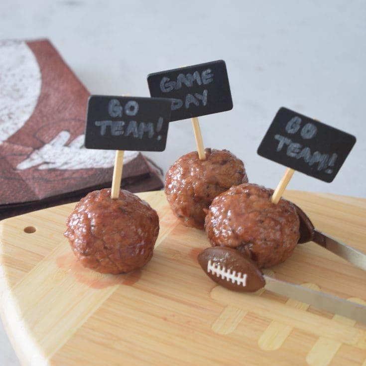 crockpot meatballs grape jelly game day appetizer