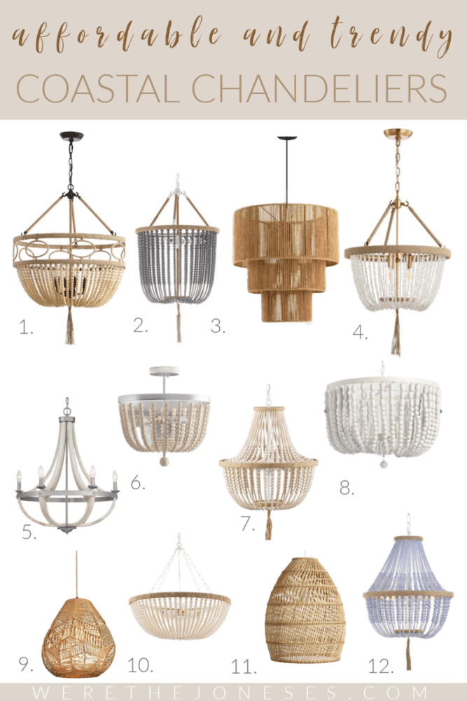Coastal Chandeliers Affordable and Trendy for your Home