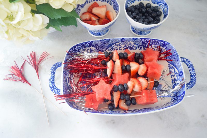healthy red, white and blue recipes