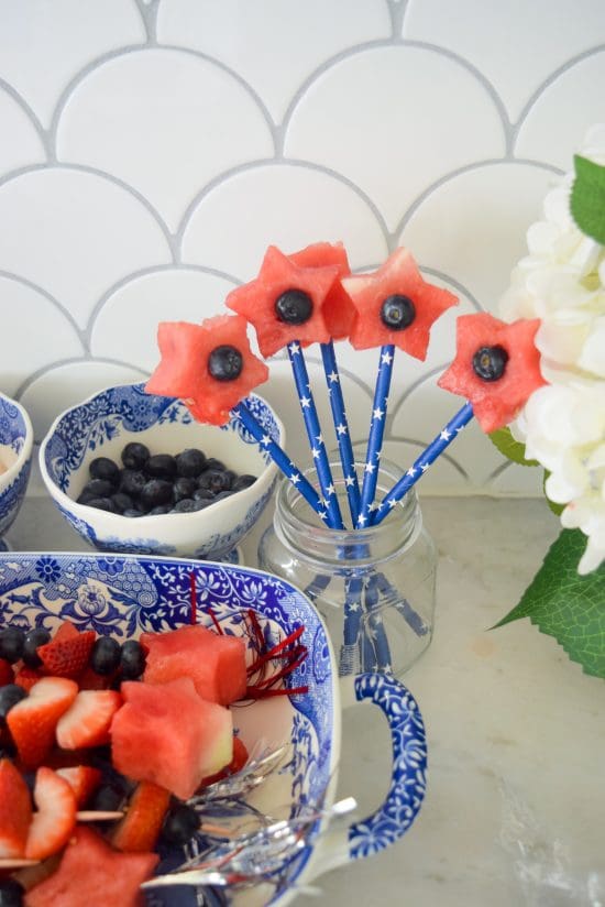 patriotic fruit kabobs