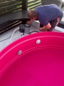 how do you set up a pool stock tank?