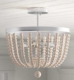 Bay Isle Home Tilden 3 - Light 16" Unique/Statement Bowl Semi Flush Mount - Seaside Style Lighting