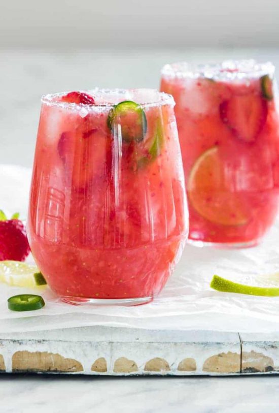 strawberry jalepeno margarita recipe best cocktails for happy hour