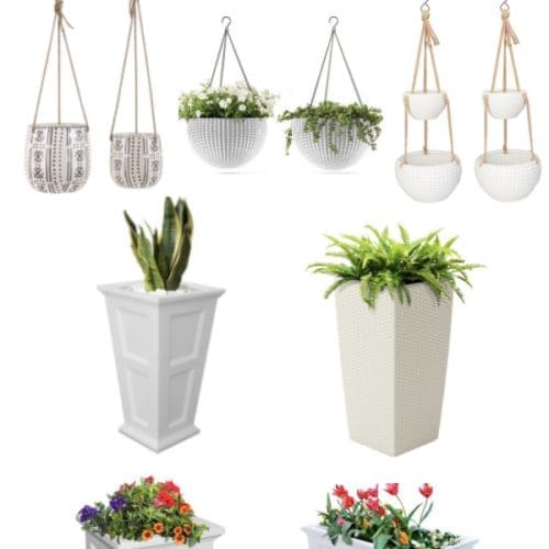 outdoor planter hanging plants outdoor decor