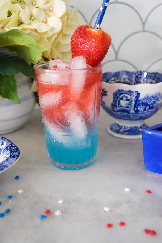 kid friendly red white and blue drinks