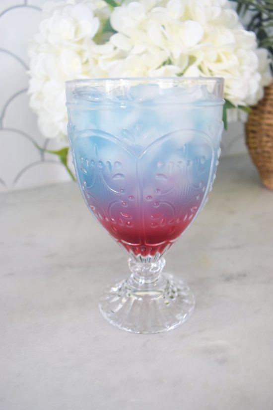 how to make a red, white and blue alcoholic drink