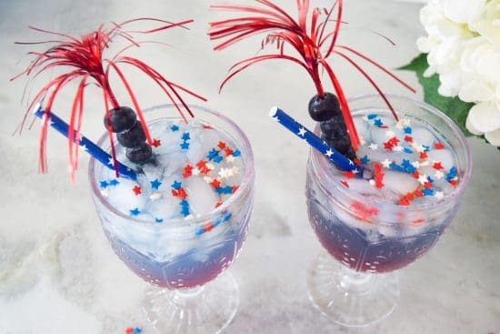 Popular patriotic red white and blue recipe roundup