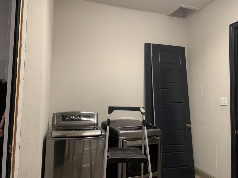 laundry room renovation before photos one room challenge