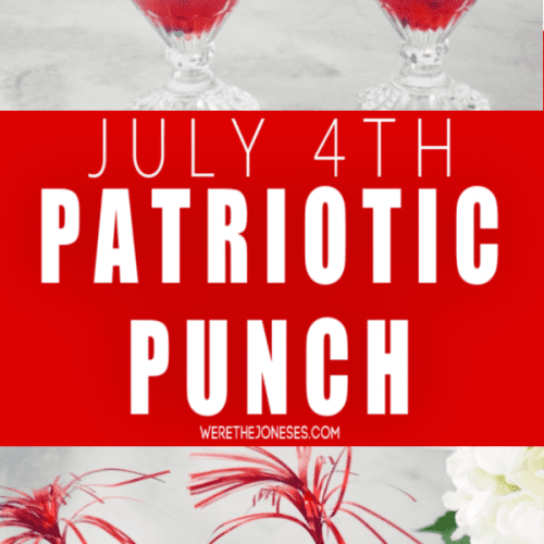 JULY 4TH PATRIOTIC PUNCH RECIPE