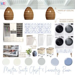 ORC Spring 2020 Week One: Master Suite Closet & Laundry | Plans + Ideas ...