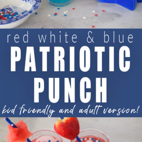patriotic punch red white blue drink recipe
