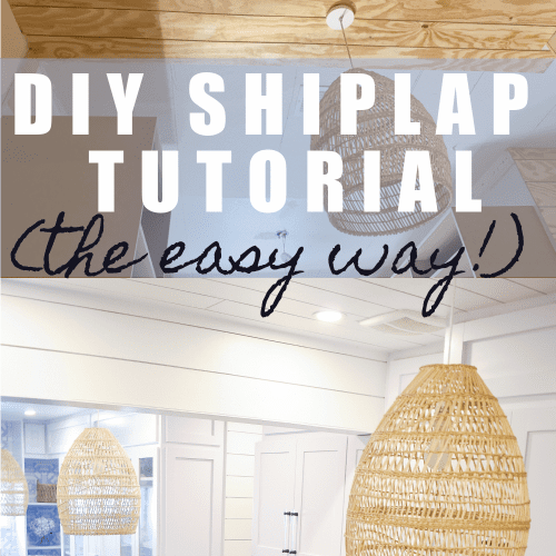 shiplap with plywood