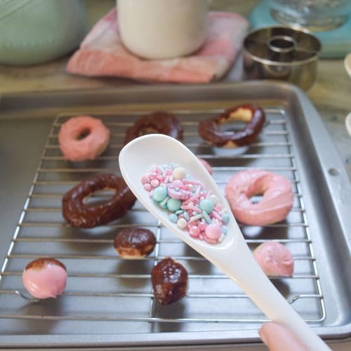 air fryer chocolate donut holes