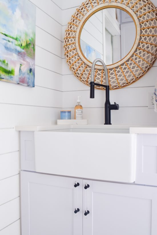 Laundry Room Farmhouse Sink Makeover