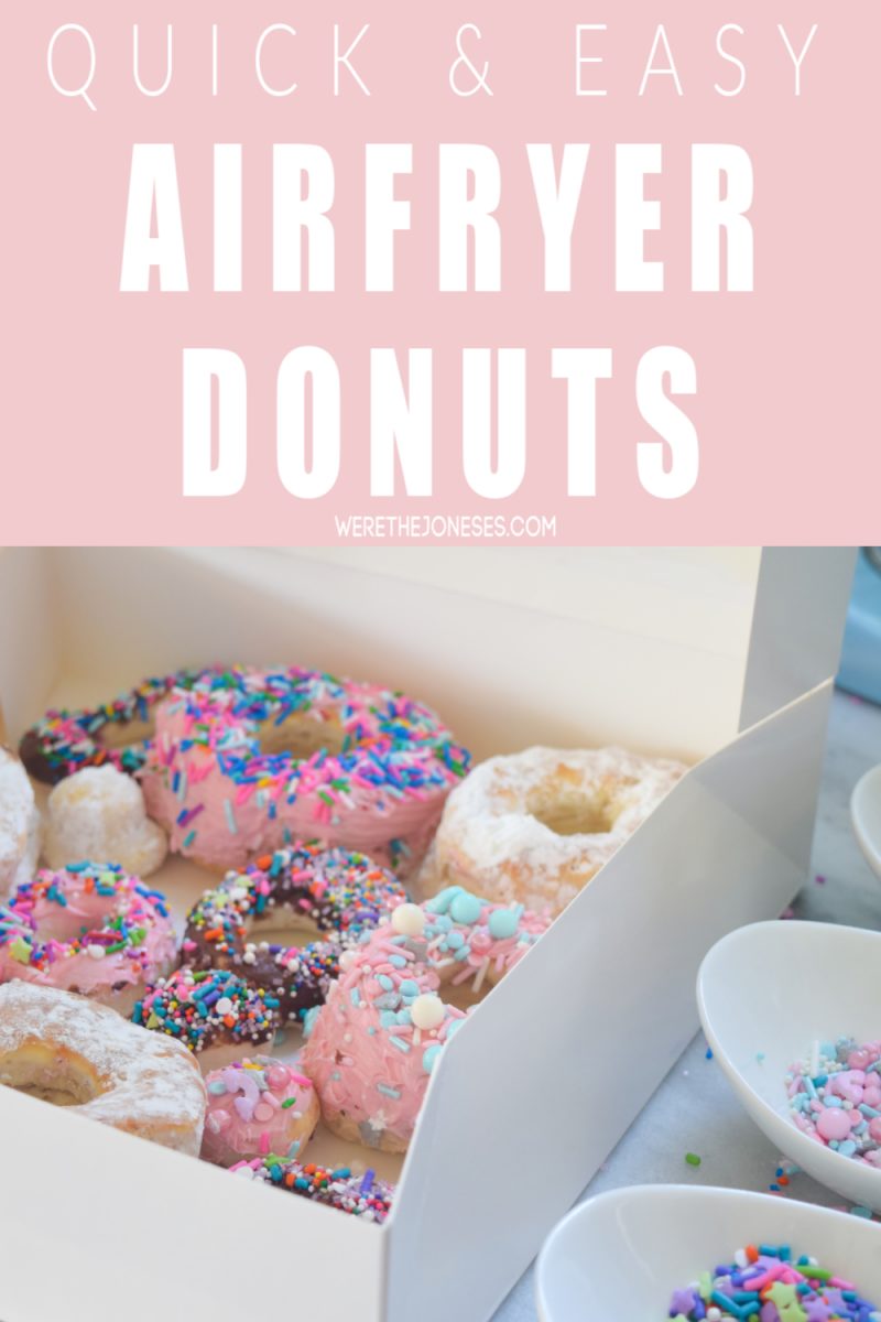 frosted donuts in the air fryer