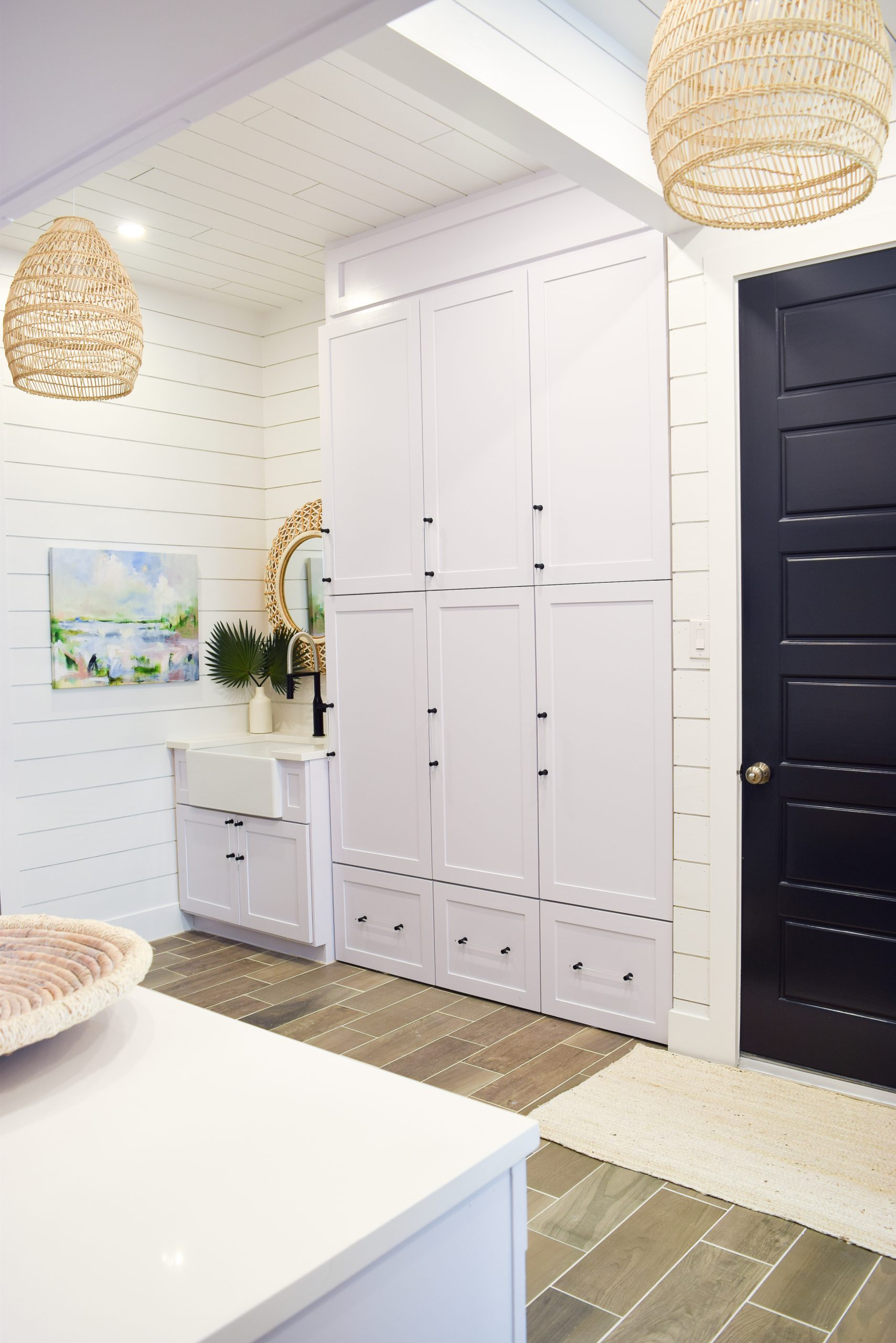 modern laundry room