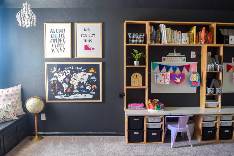 home learning space for kids