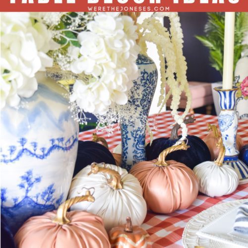 thanksgiving decor ideas for dining table