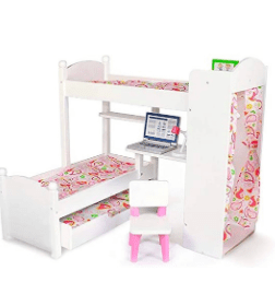 doll bunk bed set