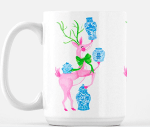 ginger jar chinoiserie coffee mug