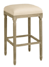 modern upholstered bar stool backless