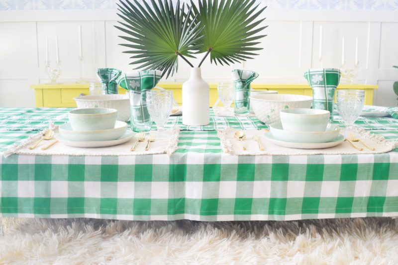 st patrick's day table setting ideas