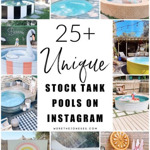 cool stock tank pool designs