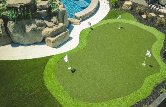 backyard putting green