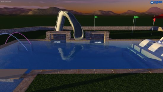 rectangle pool design