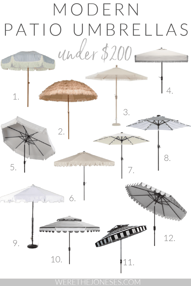 inexpensive patio umbrellas 