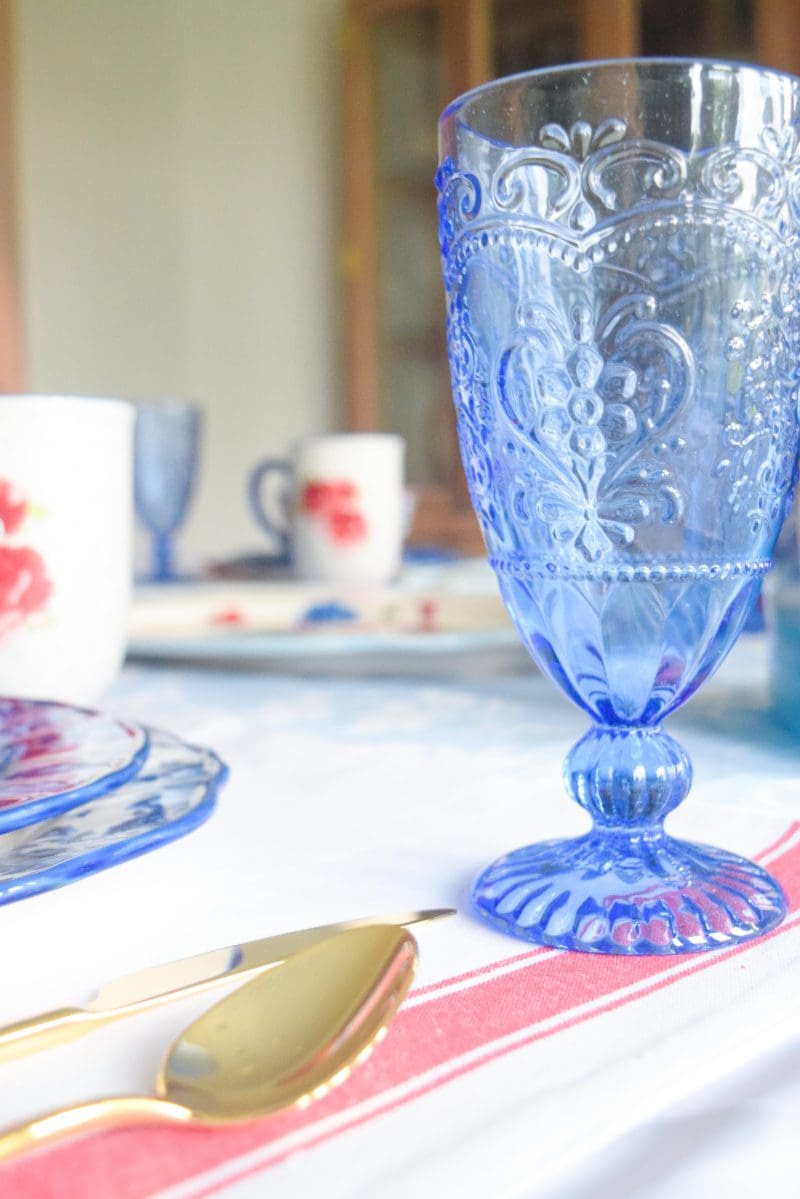 4th of july table setting