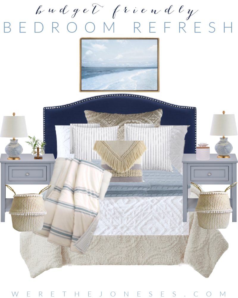 Budget Friendly Guest Bedroom Refresh | Easy Hosting Decor Ideas ...