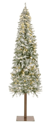 Pre-Lit Slim Pencil Christmas Tree