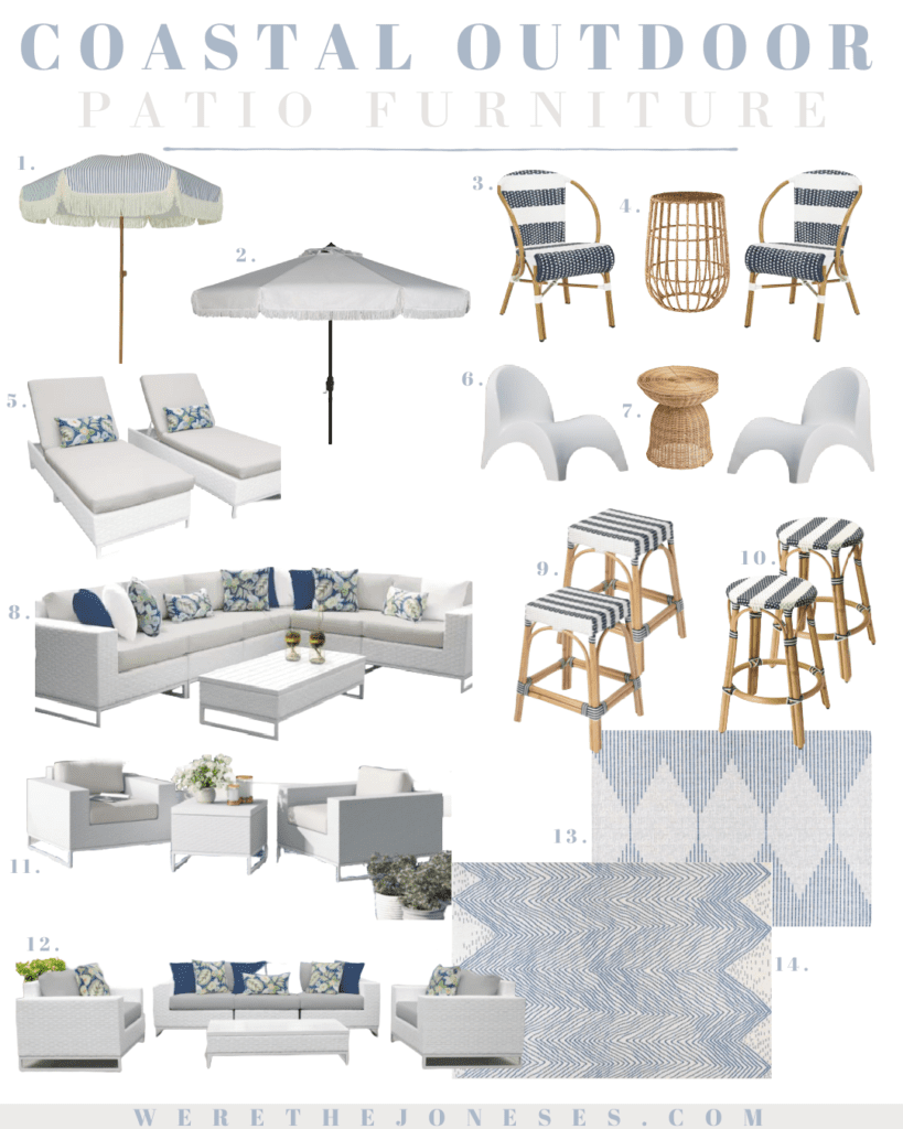 Modern white clearance patio furniture