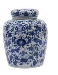 Blue and white ginger jars amazon