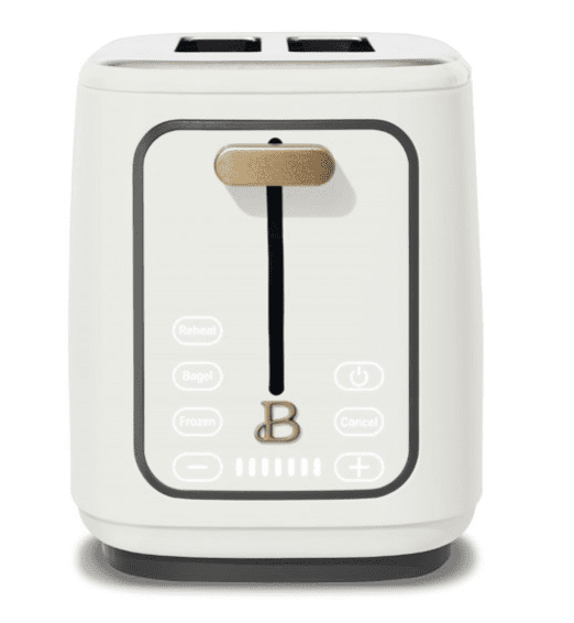 touchscreen toaster in white