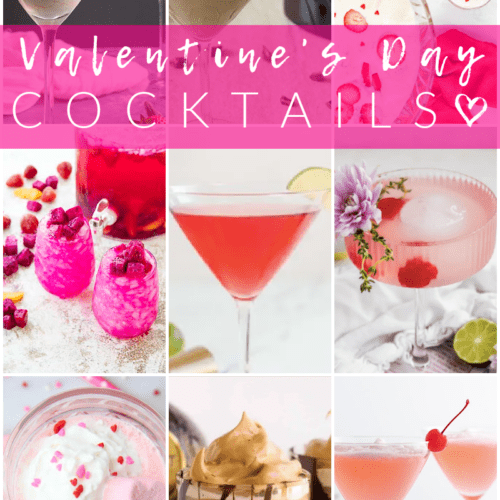 Valentines day cocktails